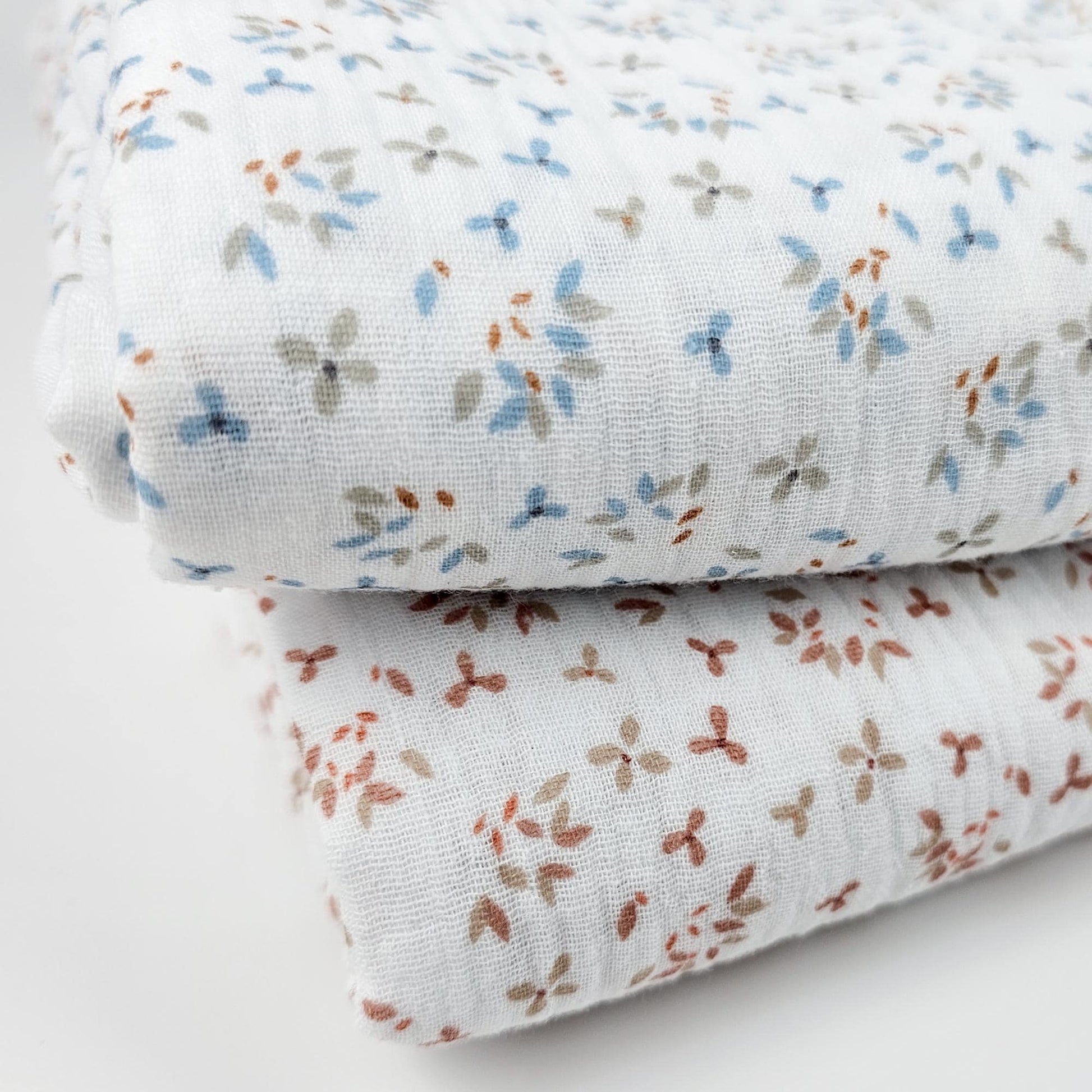 Musselin Mini Blümchen rosé Meterware - elli&else