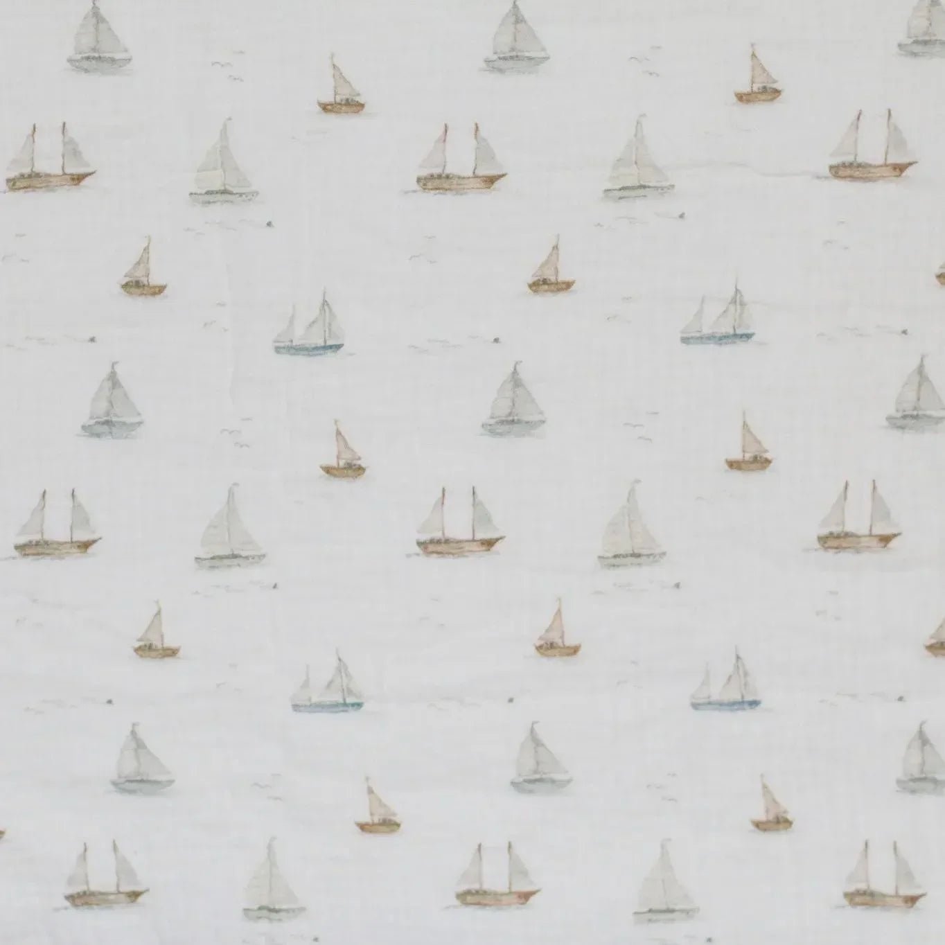 Musselin Segelboote Meterware - elli&else