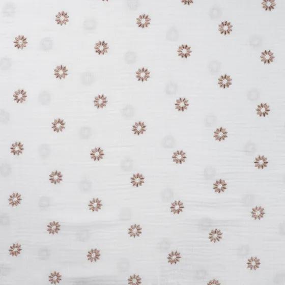 Musselin Sonnenblumen bronze Meterware - elli&else
