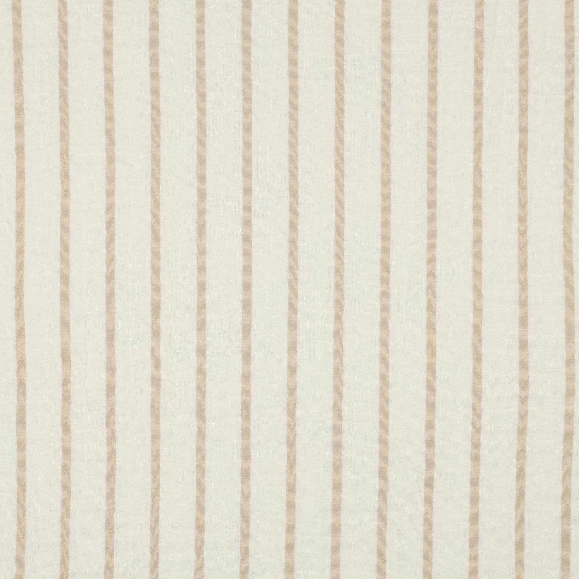 Musselin Streifen beige Meterware - elli&else