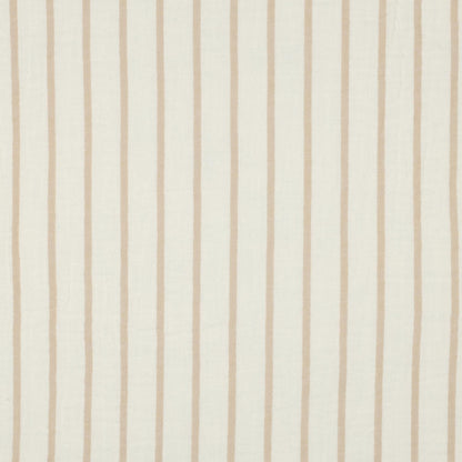 Musselin Streifen beige Meterware - elli&else