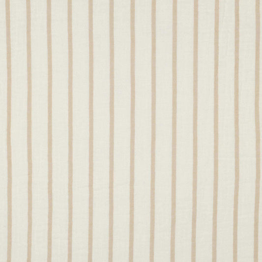 Musselin Streifen beige - Stoff bei elli&else