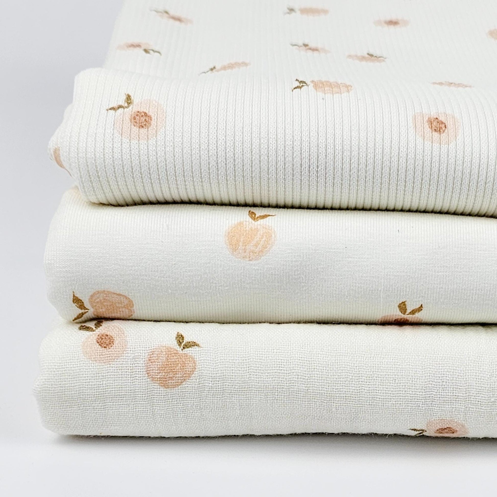 Musselin Sweet Peaches Meterware - elli&else