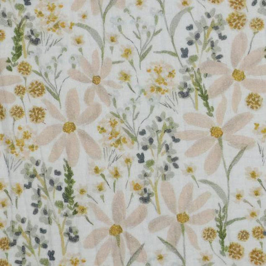Musselin Wildblumen Blumenwiese Meterware - elli&else
