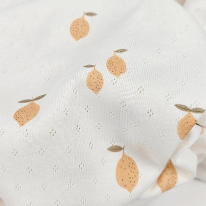 Pointelle Zitronen Meterware - elli&else