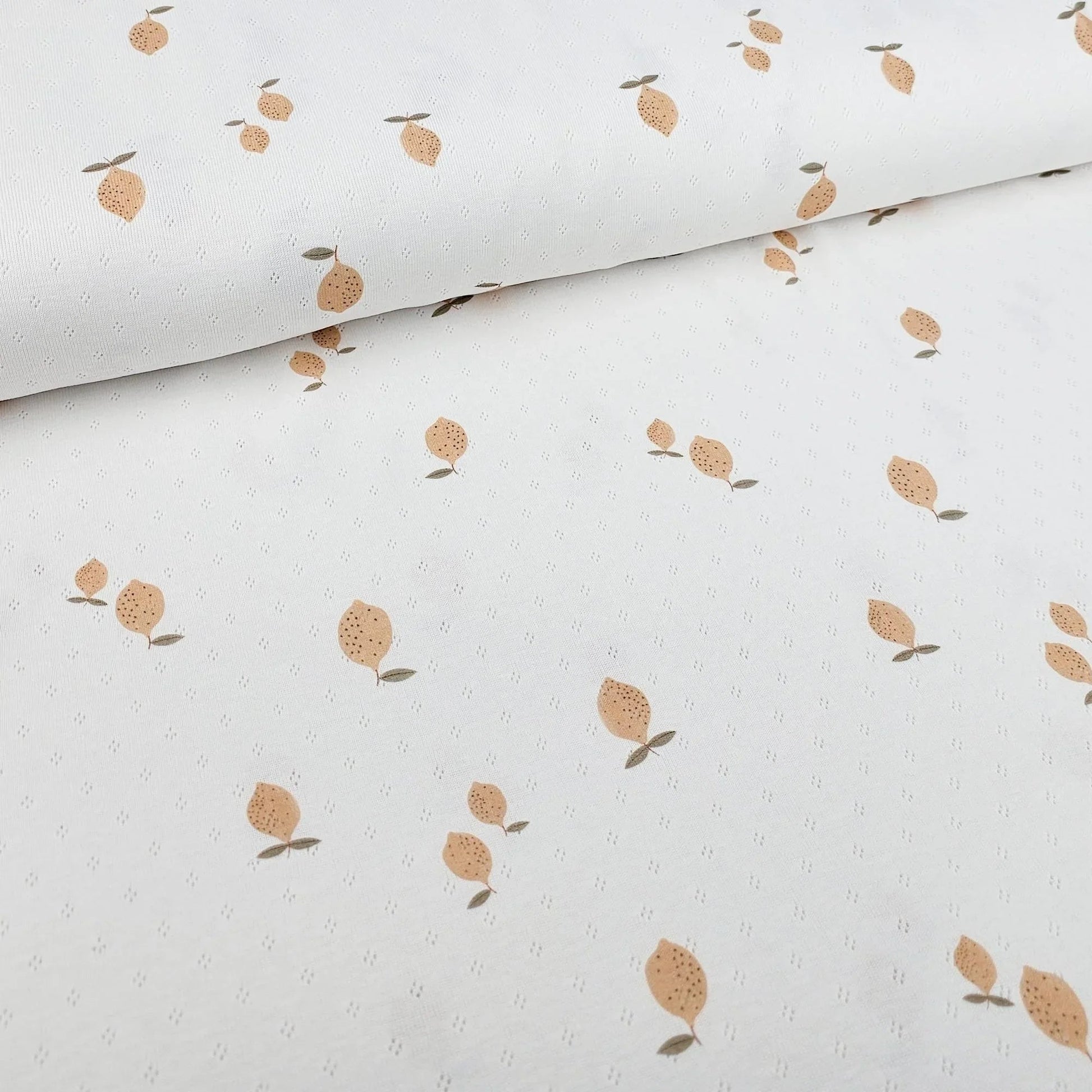 Pointelle Zitronen Meterware - elli&else