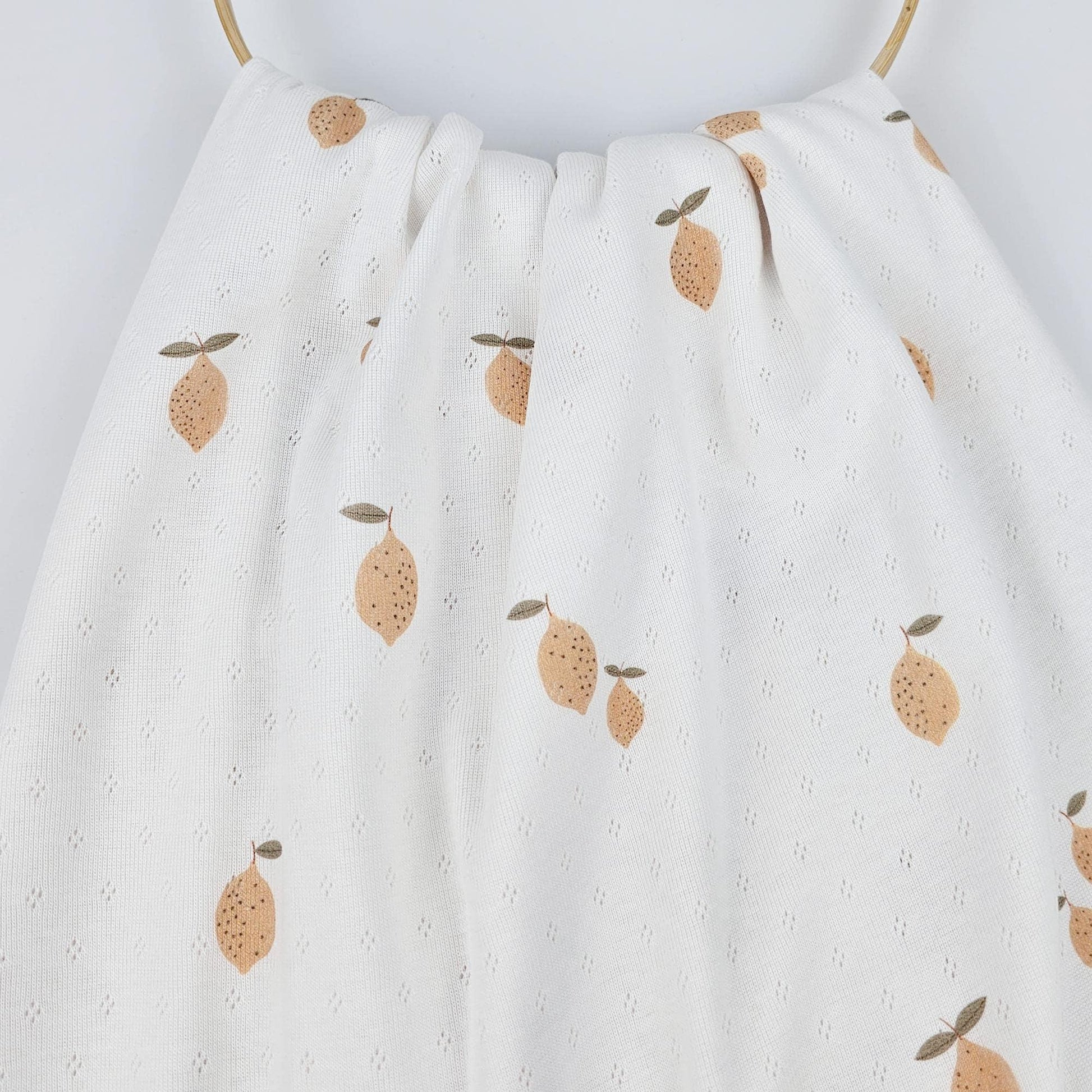 Pointelle Zitronen Meterware - elli&else