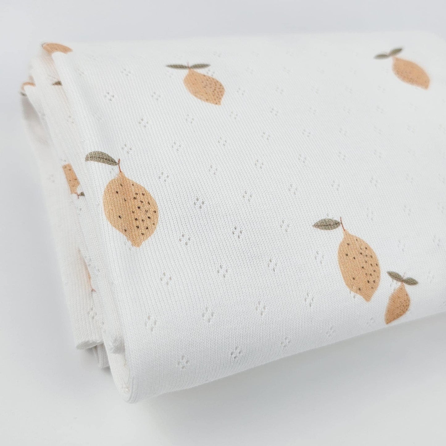 Pointelle Zitronen Meterware - elli&else