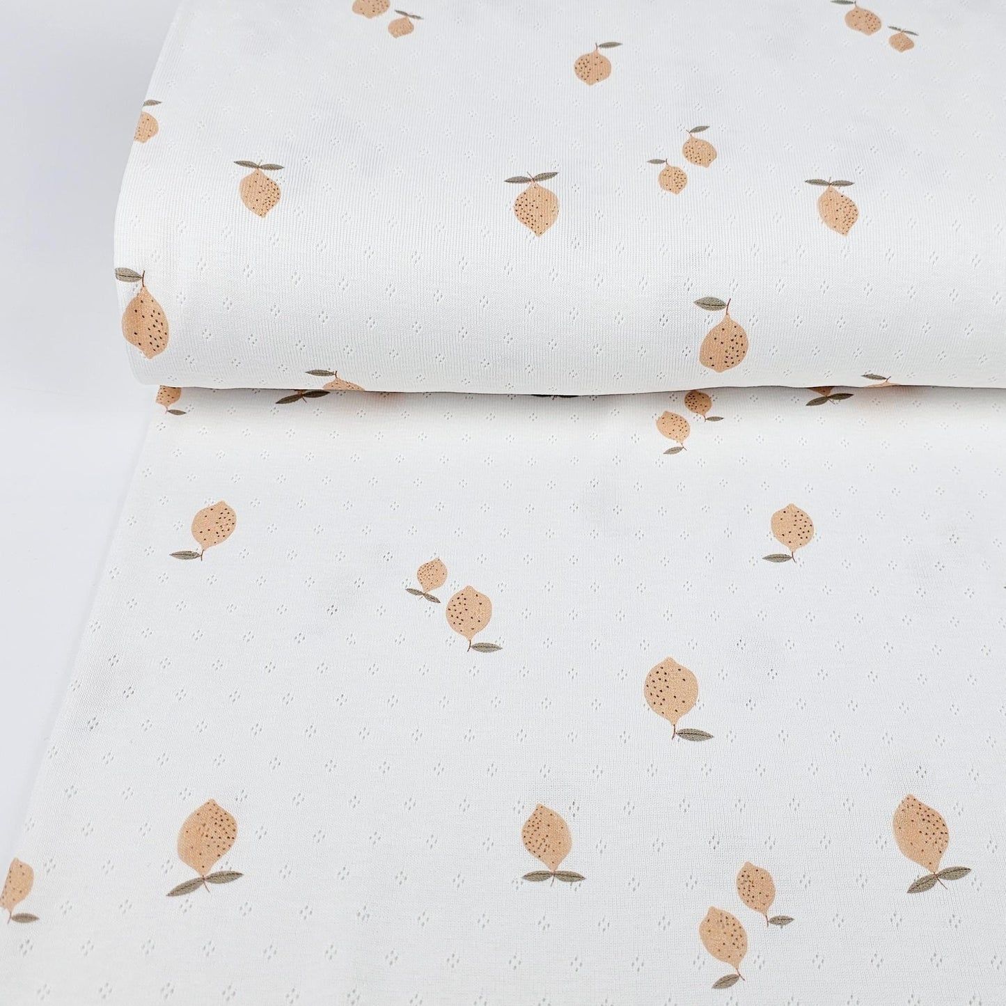 Pointelle Zitronen Meterware - elli&else