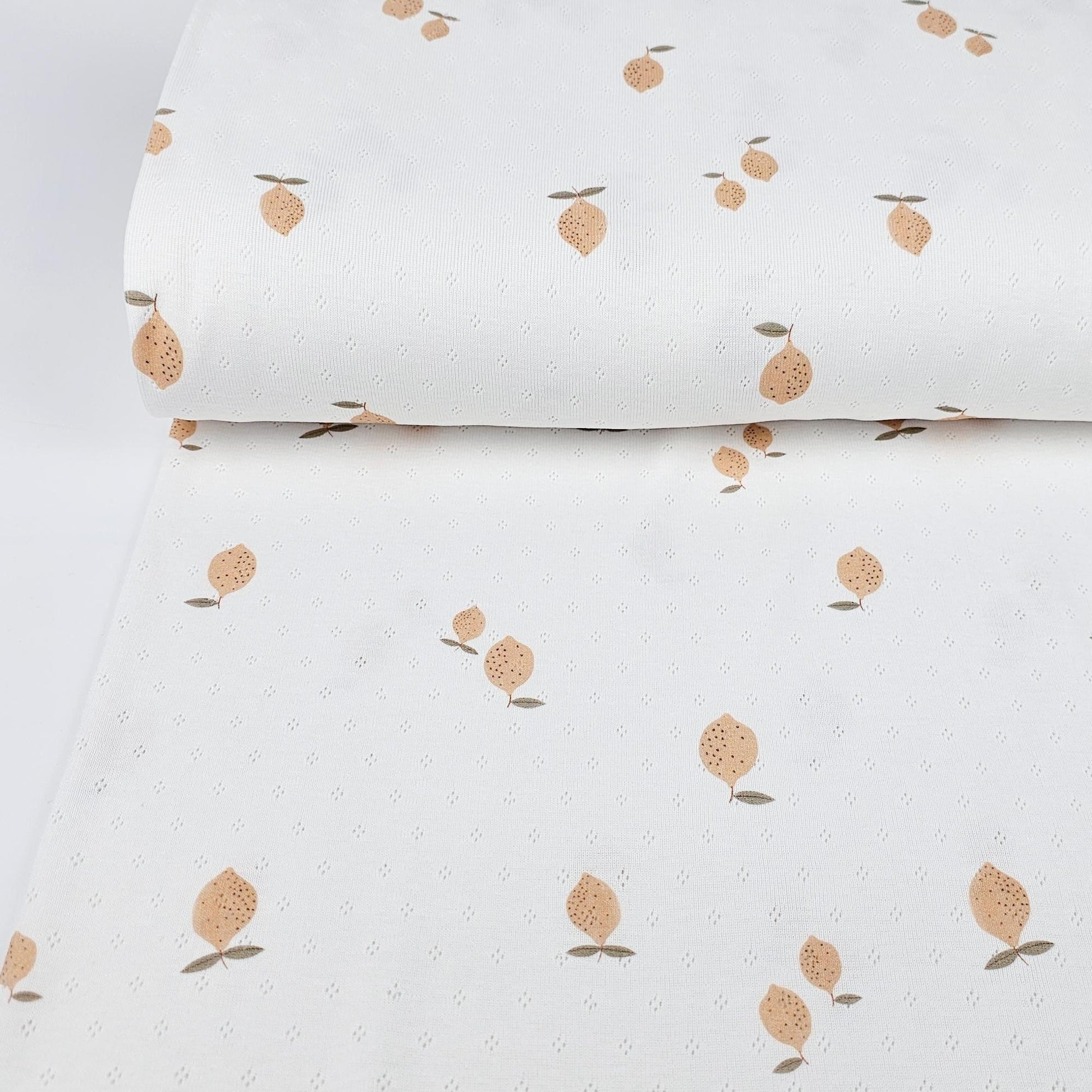 Pointelle Zitronen Meterware - elli&else