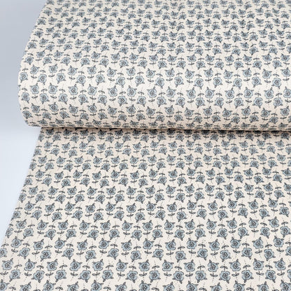 Pointoille Jersey Blue Blossom Meterware - elli&else