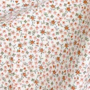 Popeline Millefleurs rosa - Stoff bei elli&else