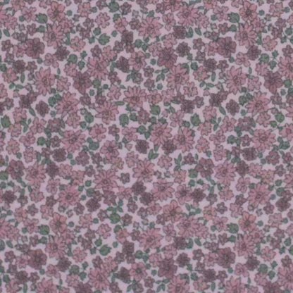 Rib Jersey Blumen rosé Meterware - elli&else