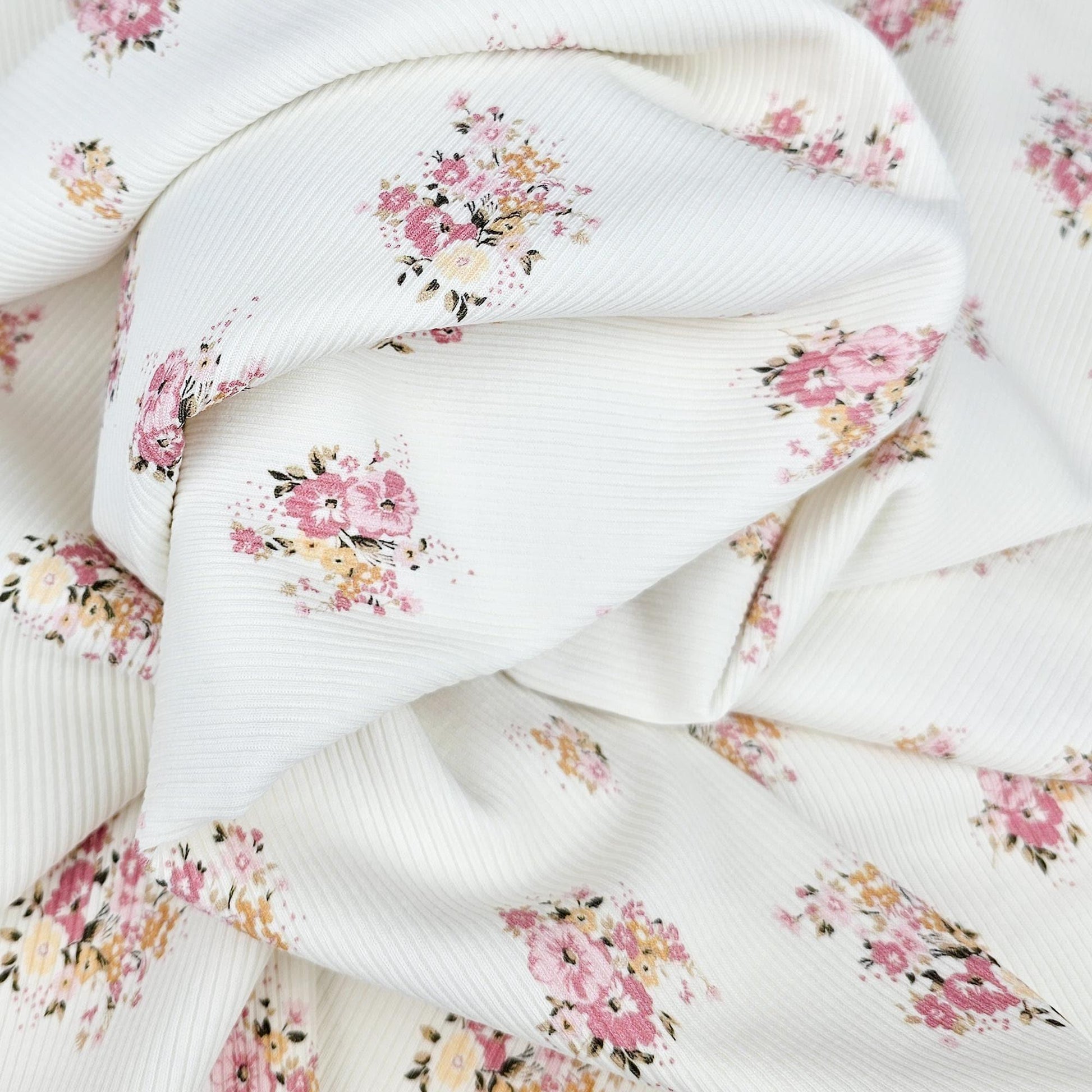 Rib Jersey Blumenstrauß Meterware - elli&else