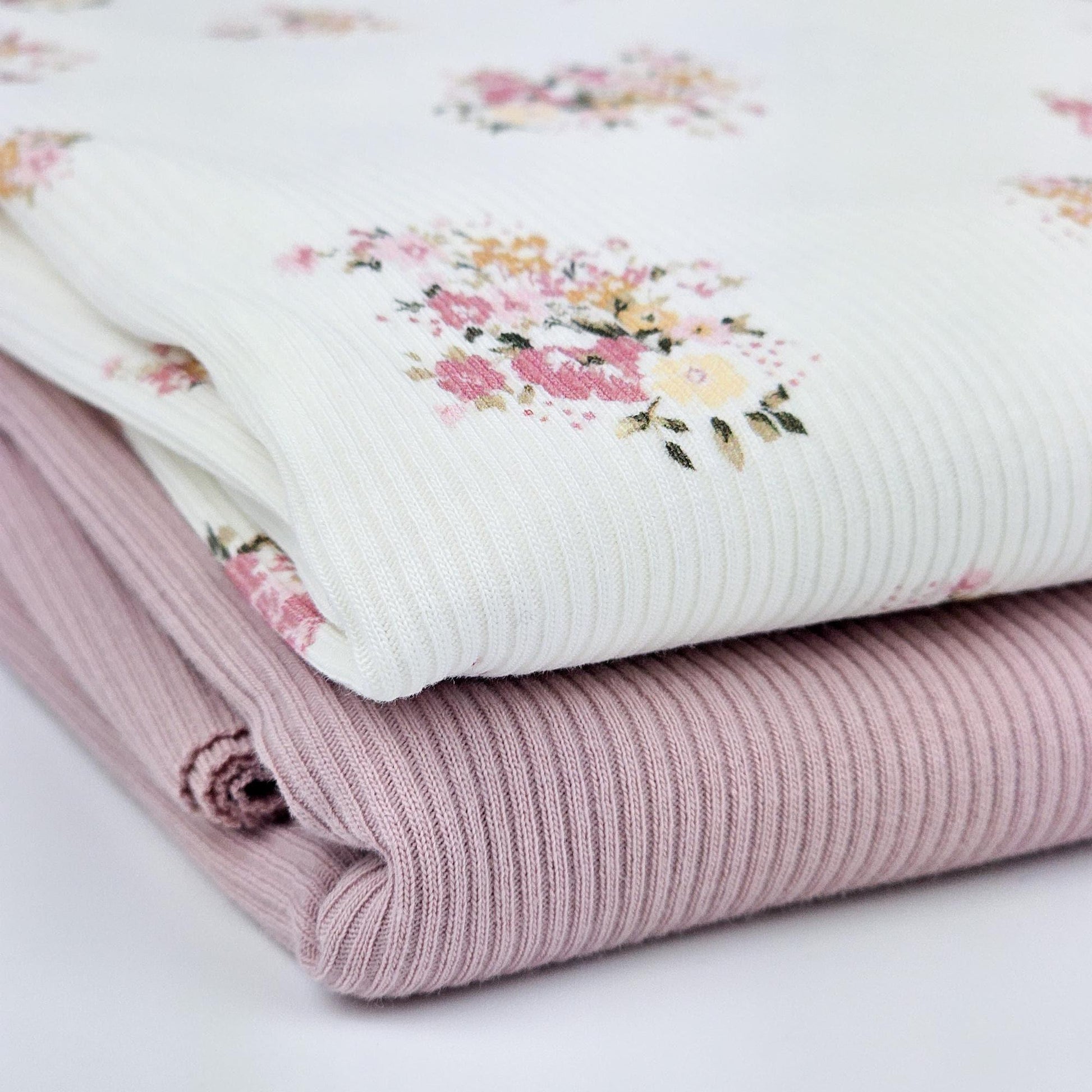Rib Jersey Blumenstrauß Meterware - elli&else