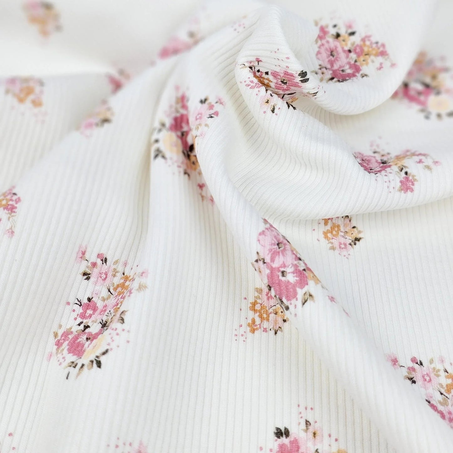 Rib Jersey Blumenstrauß Meterware - elli&else