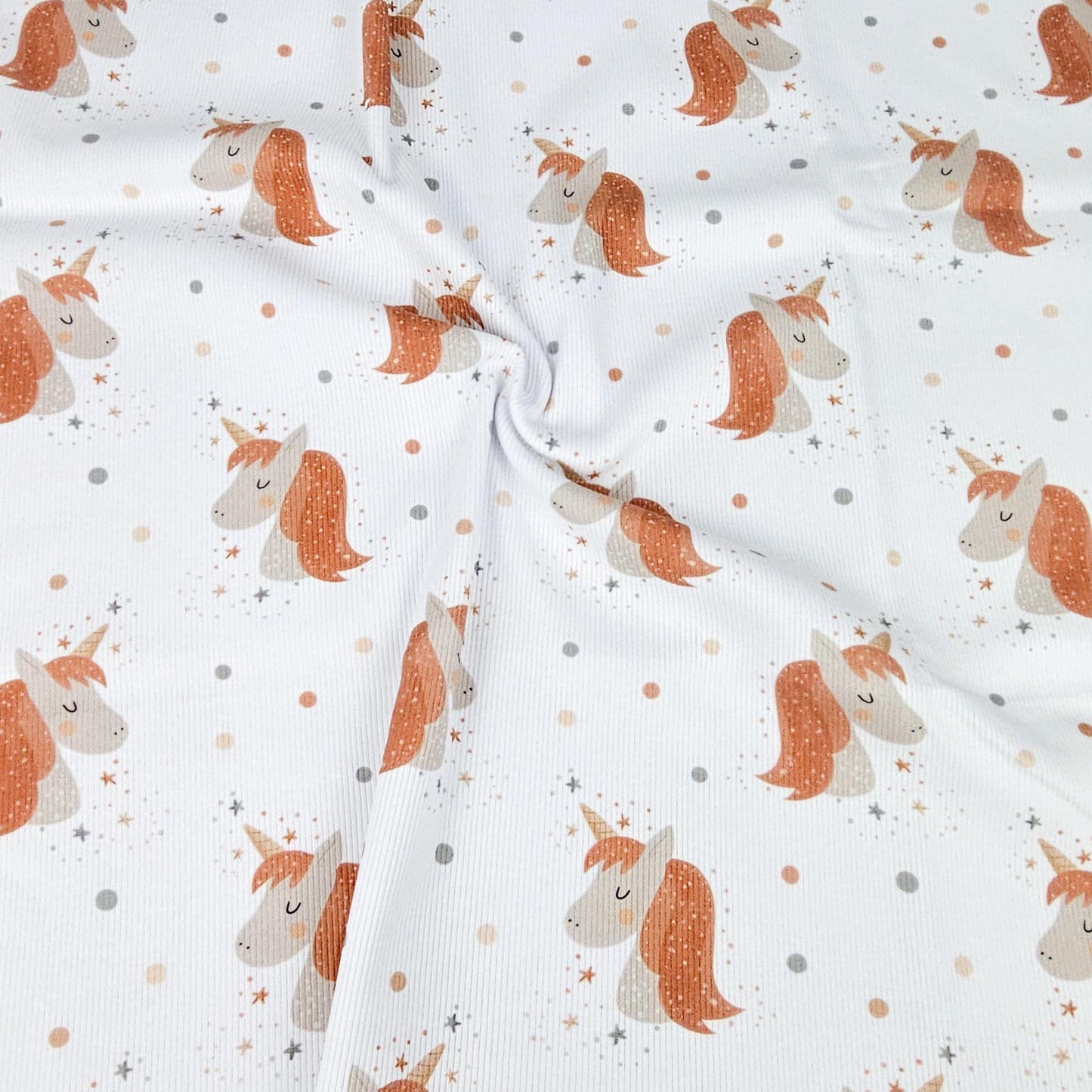 Rib Jersey Einhorn Meterware - elli&else