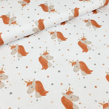 Rib Jersey Einhorn Meterware - elli&else