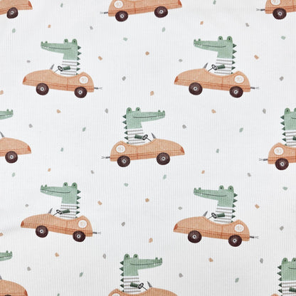 Rib Jersey Krokodil Meterware - elli&else