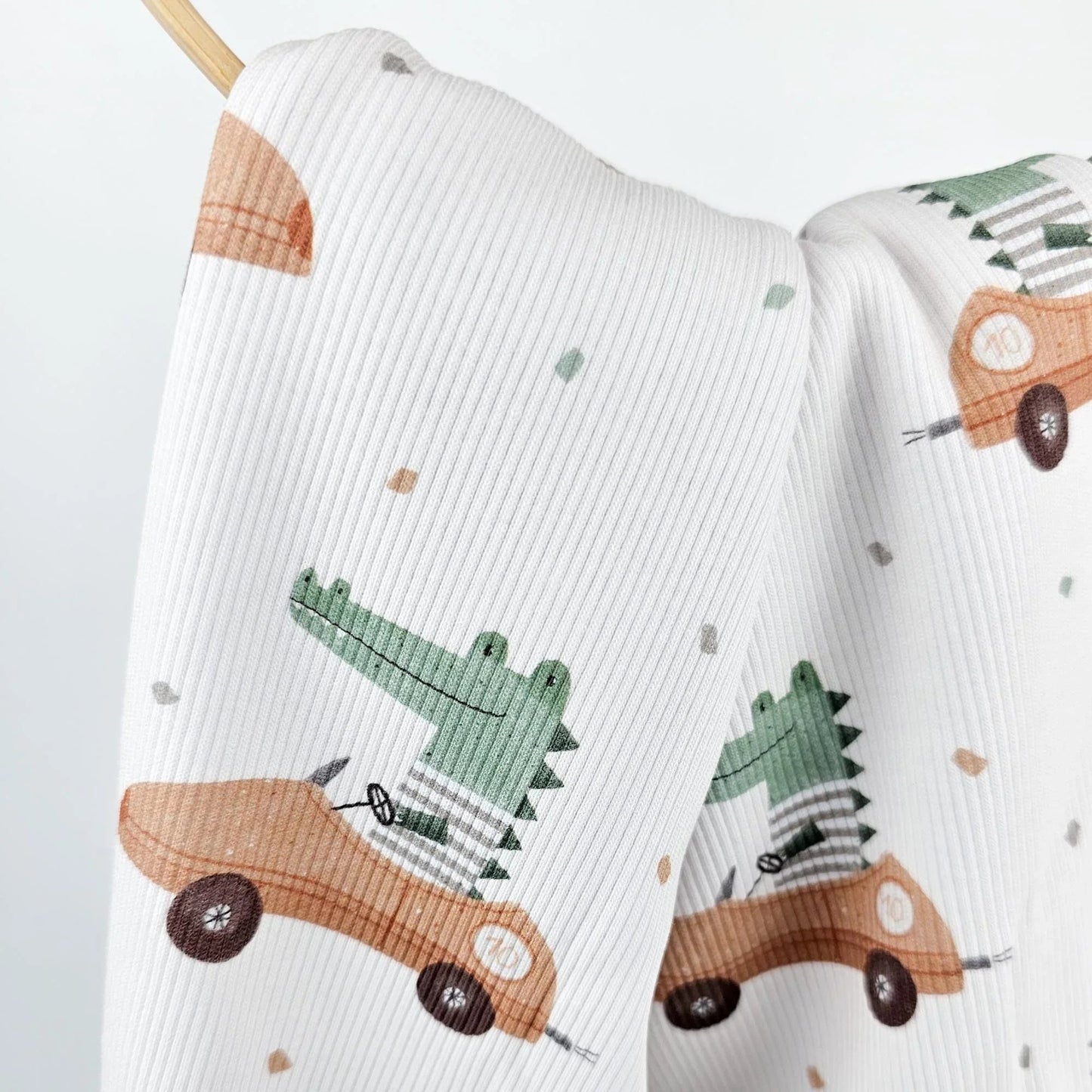 Rib Jersey Krokodil Meterware - elli&else