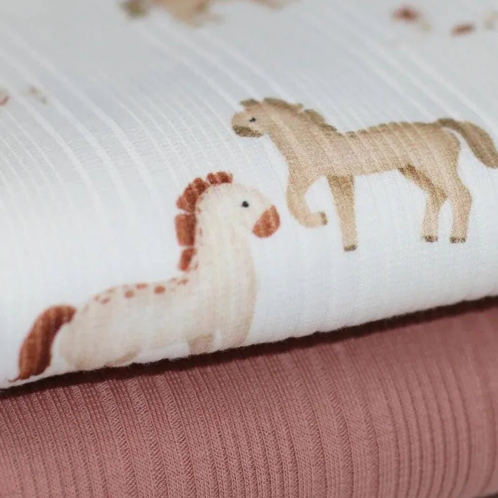 Rib Jersey Pferde Meterware - elli&else