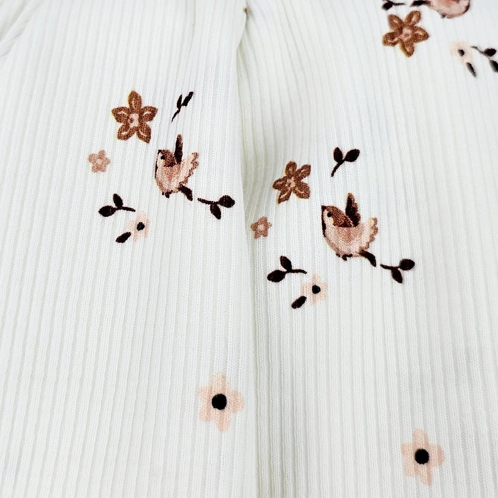 Rib Jersey Vögelchen Meterware - elli&else