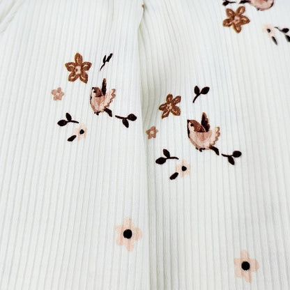 Rib Jersey Vögelchen Meterware - elli&else