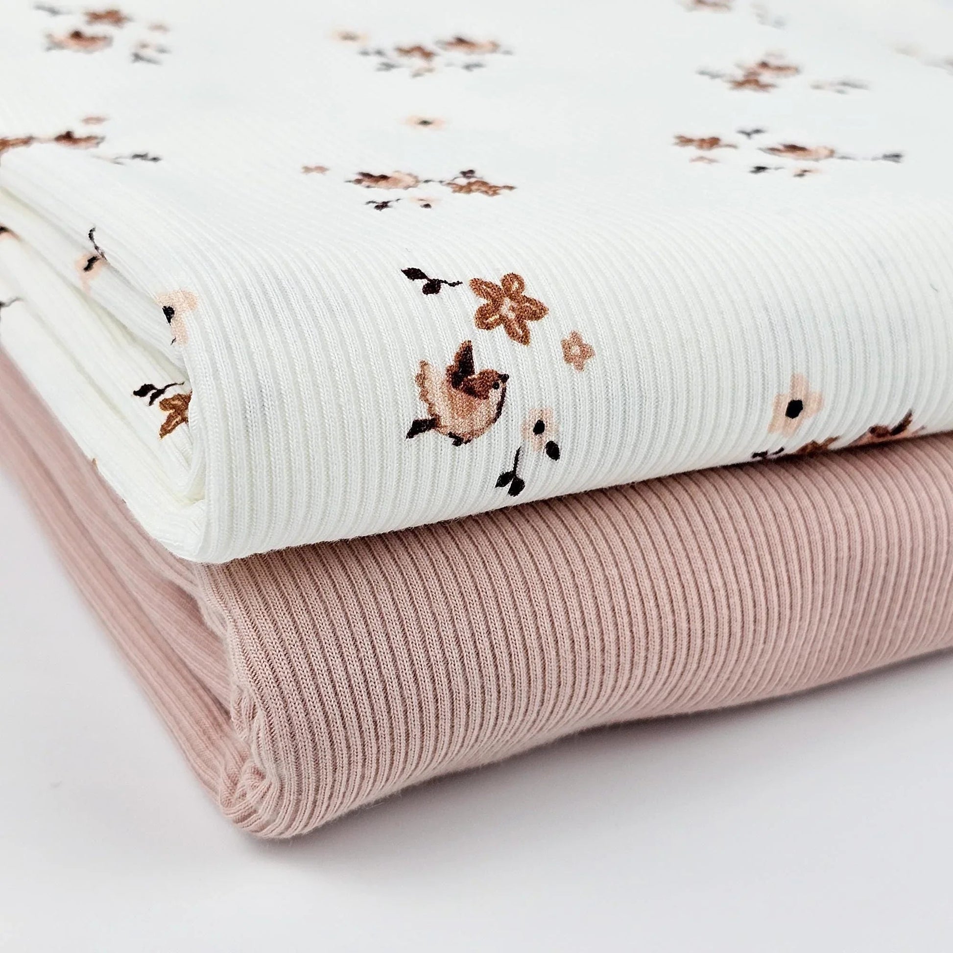 Rib Jersey Vögelchen Meterware - elli&else