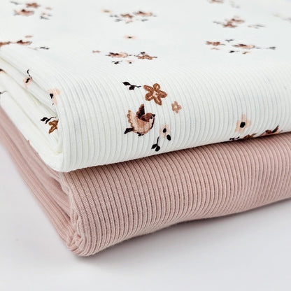 Rib Jersey Vögelchen Meterware - elli&else