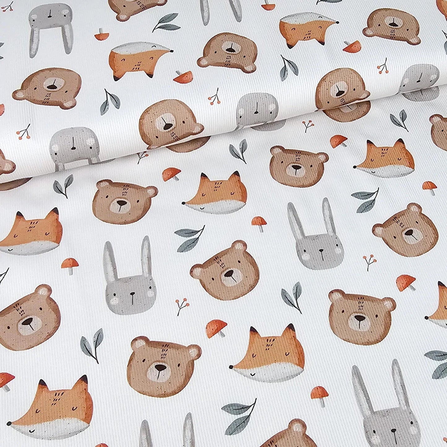 Rib Jersey Waldtiere Meterware - elli&else