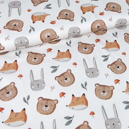 Rib Jersey Waldtiere Meterware - elli&else