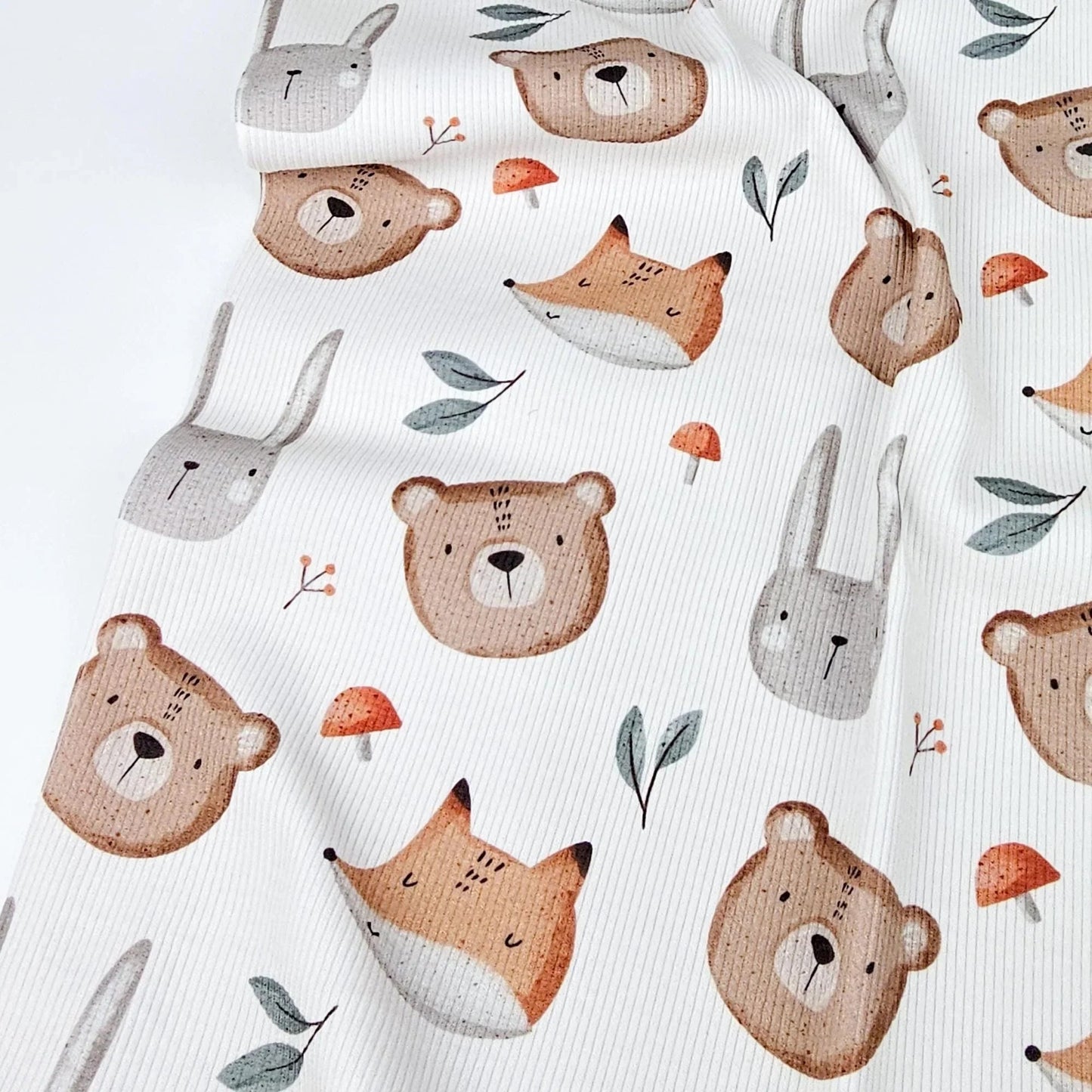 Rib Jersey Waldtiere Meterware - elli&else
