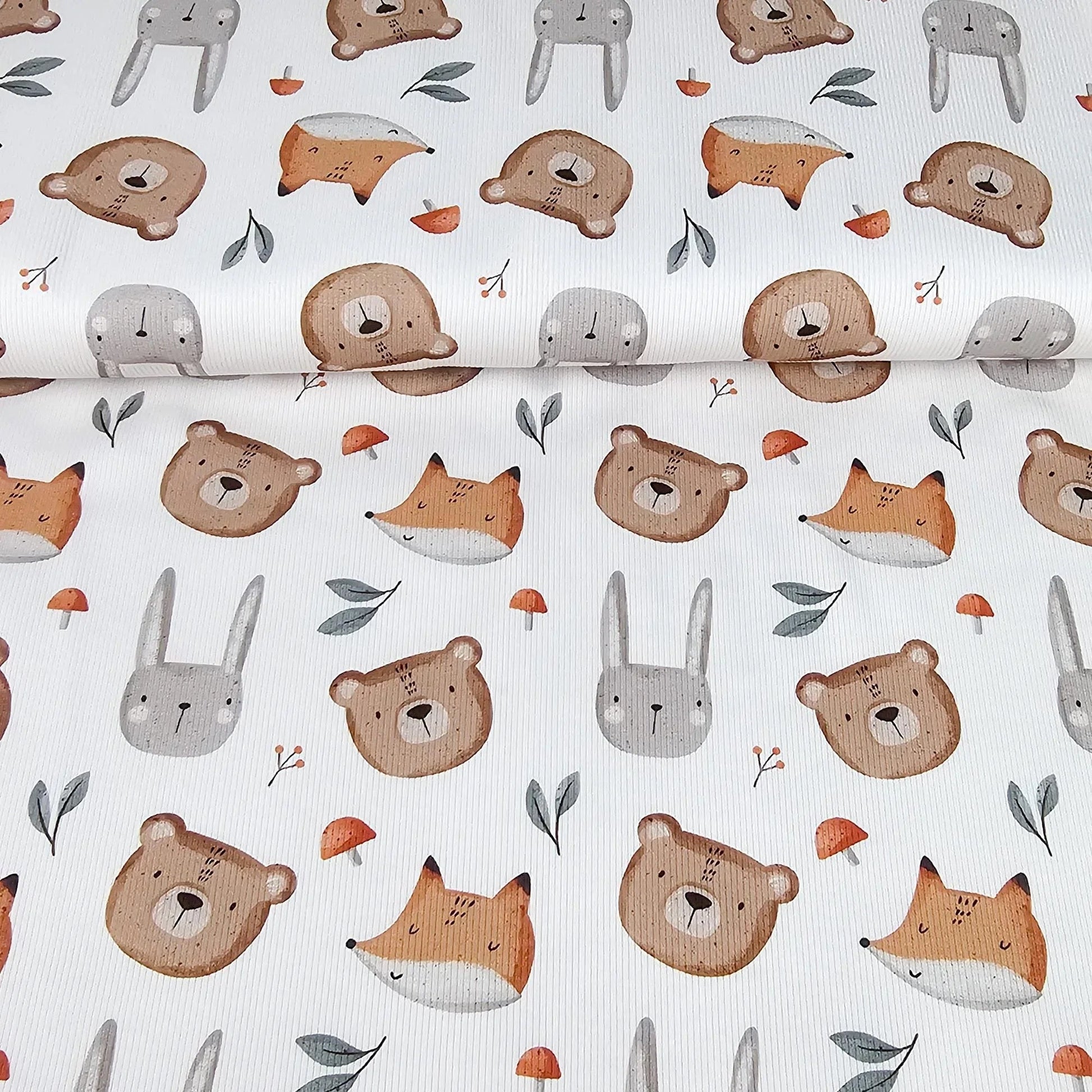 Rib Jersey Waldtiere Meterware - elli&else