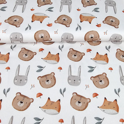 Rib Jersey Waldtiere Meterware - elli&else