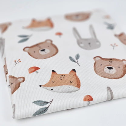 Rib Jersey Waldtiere Meterware - elli&else