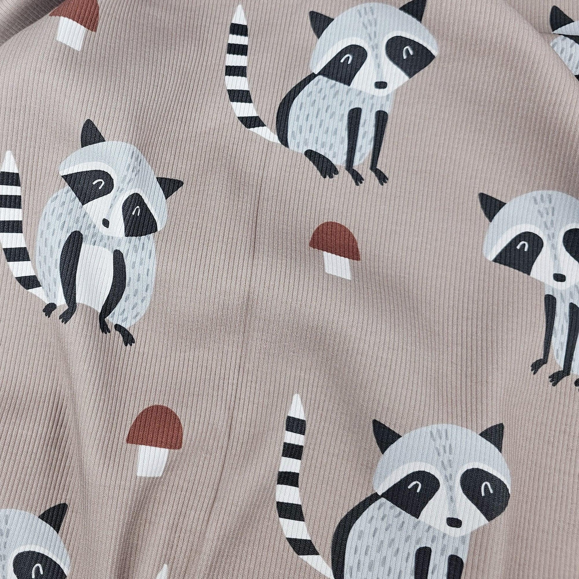 Rib Jersey Waschbär Meterware - elli&else