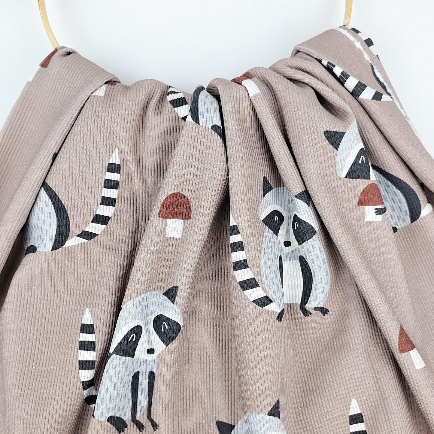 Rib Jersey Waschbär Meterware - elli&else