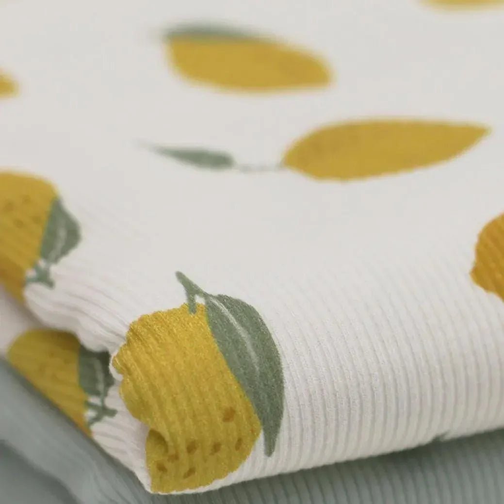 Rib Jersey Zitronen groß Meterware - elli&else