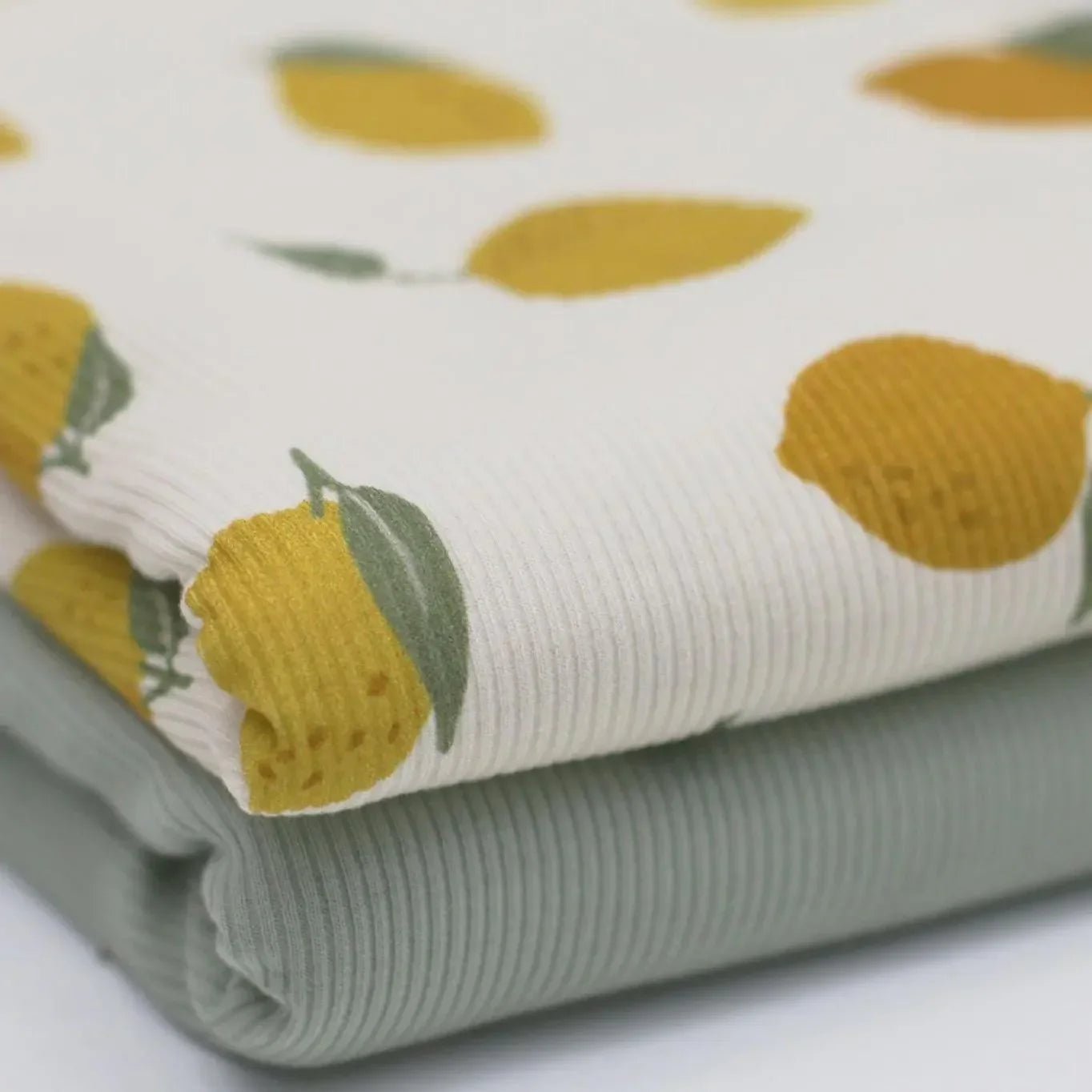 Rib Jersey Zitronen groß Meterware - elli&else