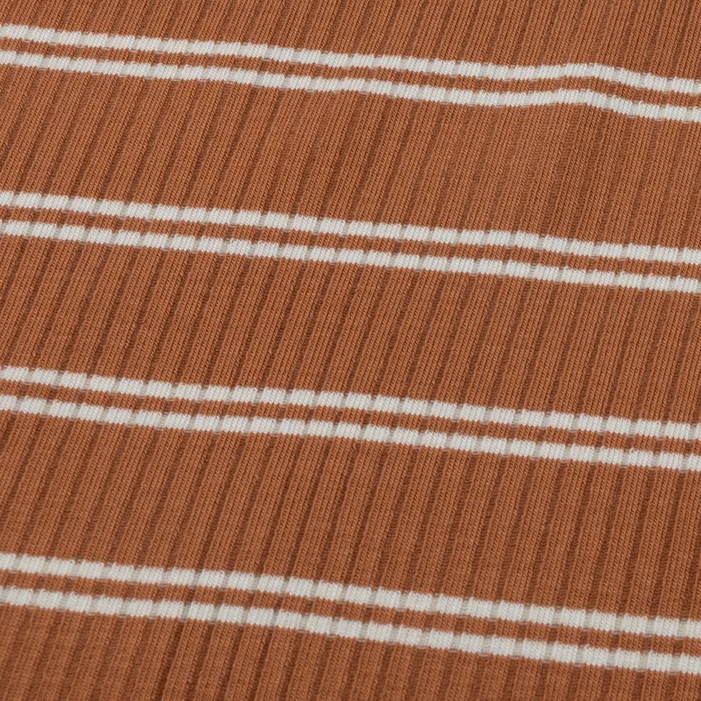 Ribbed Modal-Jersey mit Streifen | meetMilk - Stoff bei elli&else