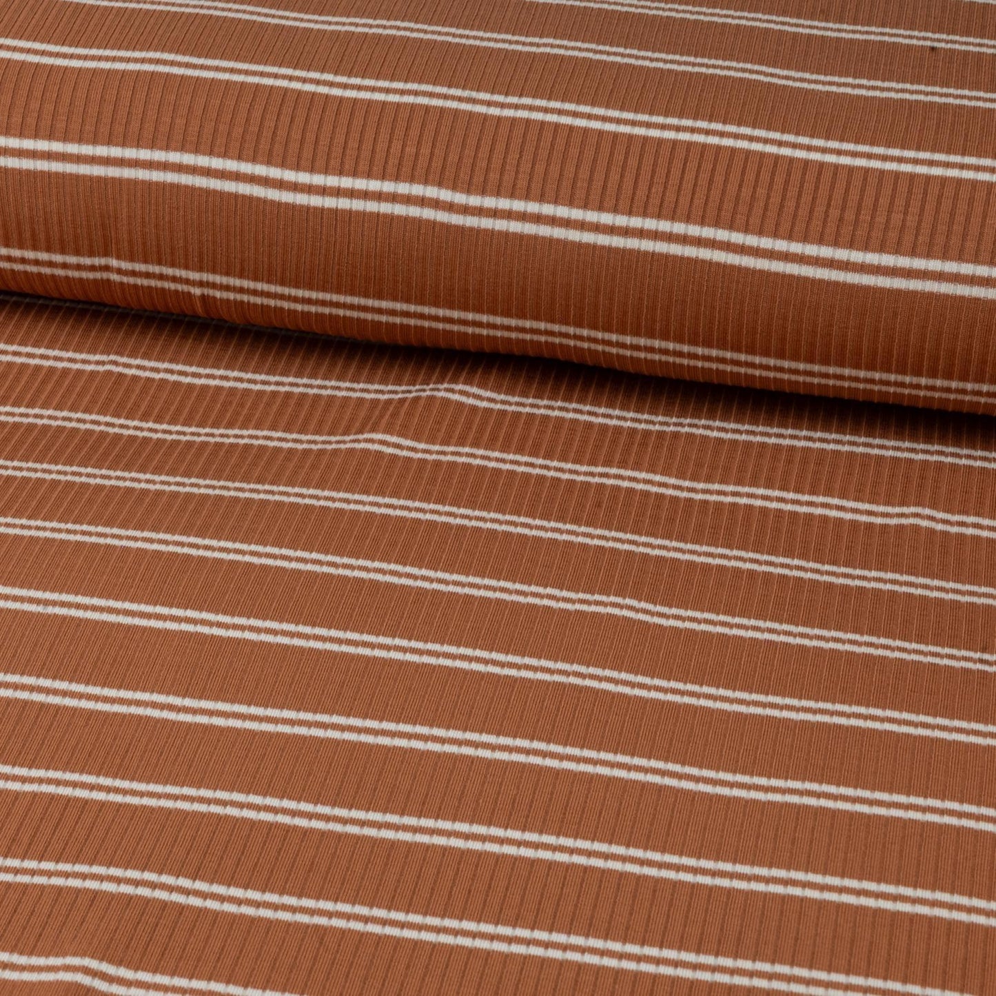 Ribbed Modal-Jersey mit Streifen | meetMilk - Stoff bei elli&else