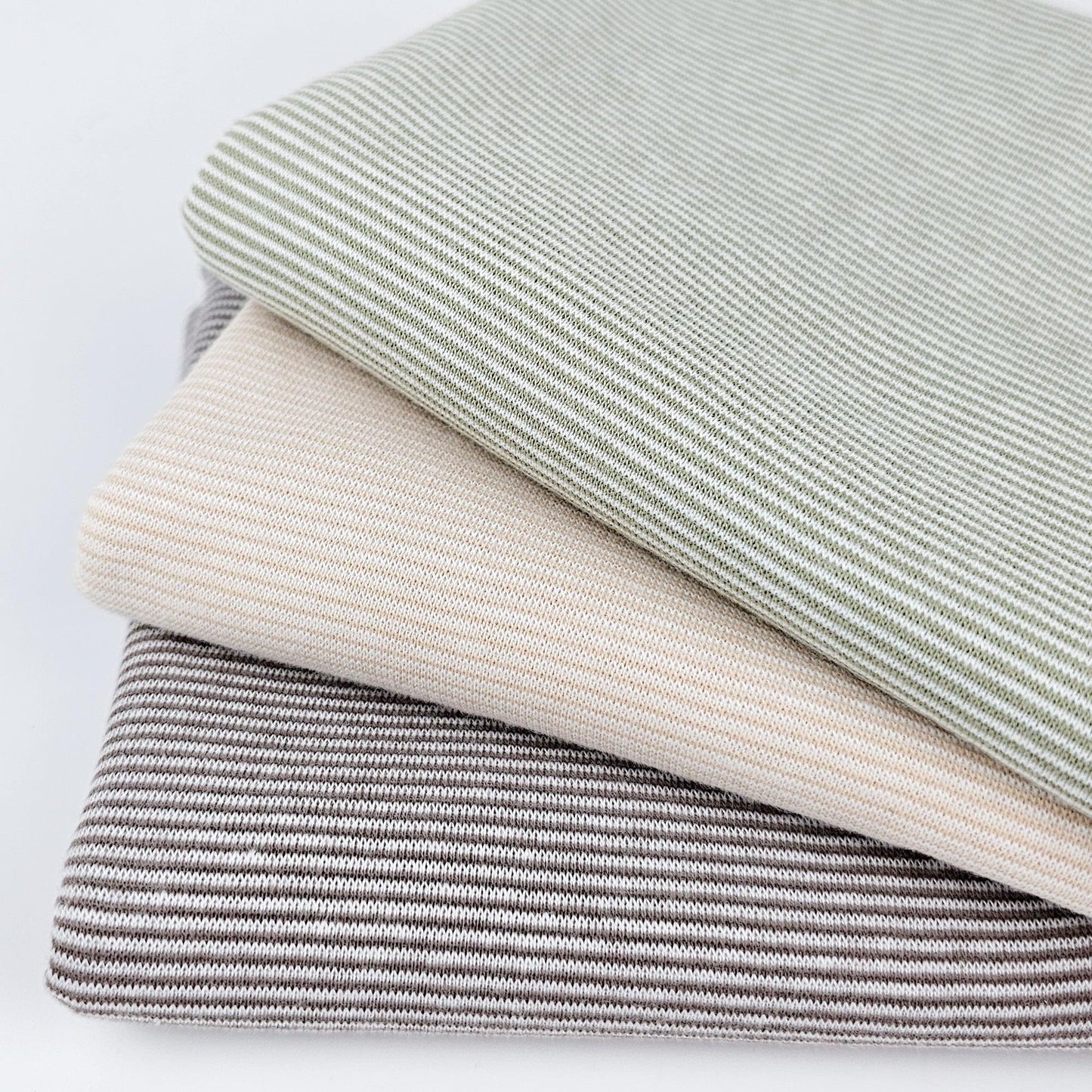 Ringel - Bündchen beige Meterware - elli&else