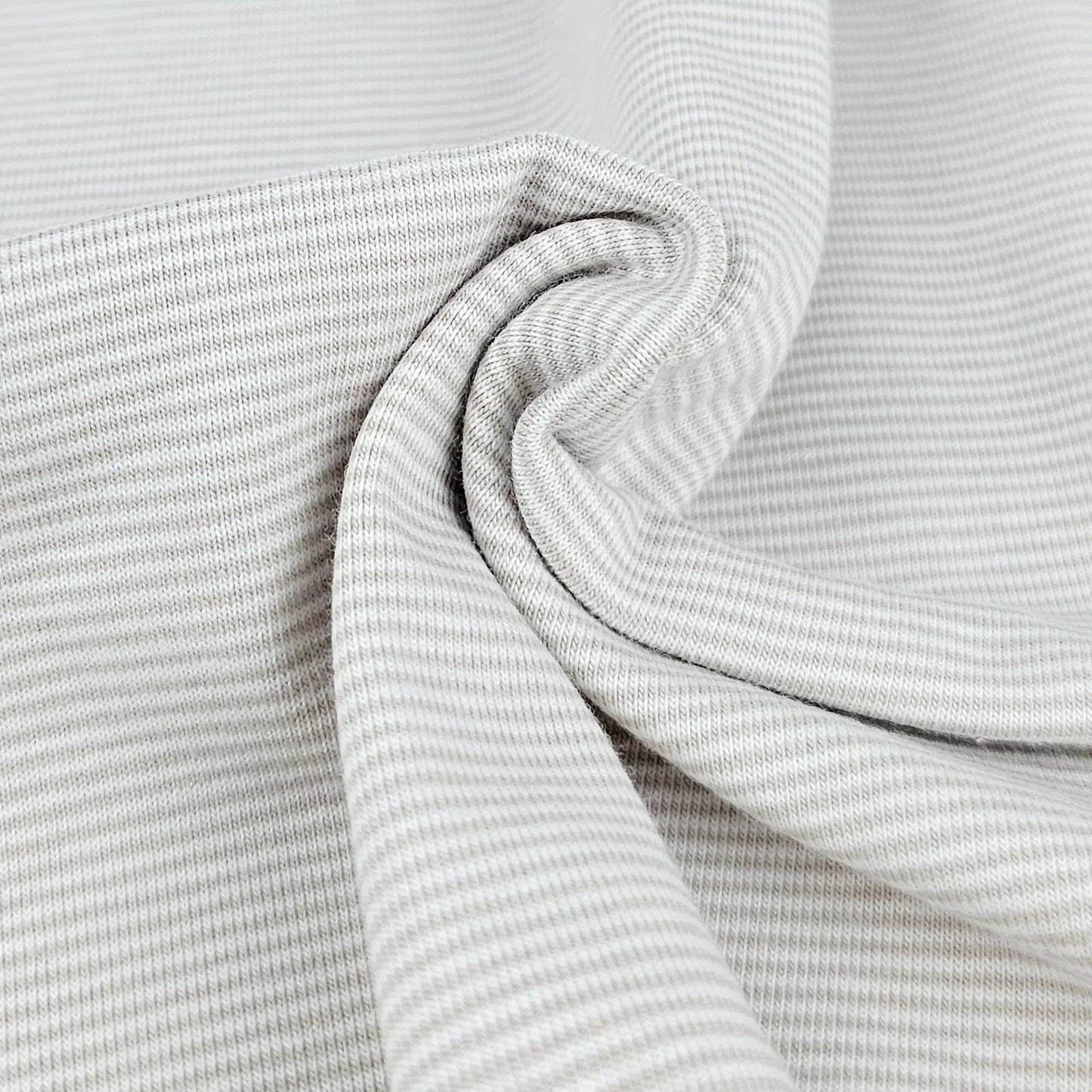 Ringeljersey salbei - weiß Meterware - elli&else