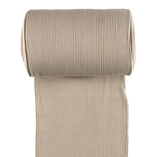 Rip - Bündchen | Heavy Rib - beige Meterware - elli&else