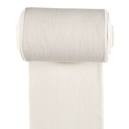 Rip - Bündchen | Heavy Rib - wollweiß Meterware - elli&else