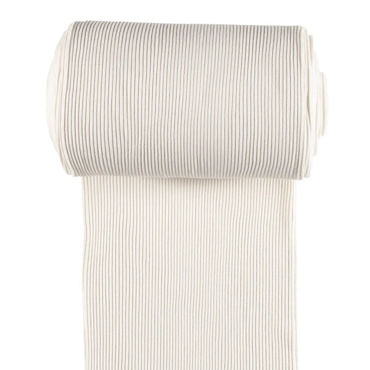 Rip - Bündchen | Heavy Rib - wollweiß Meterware - elli&else