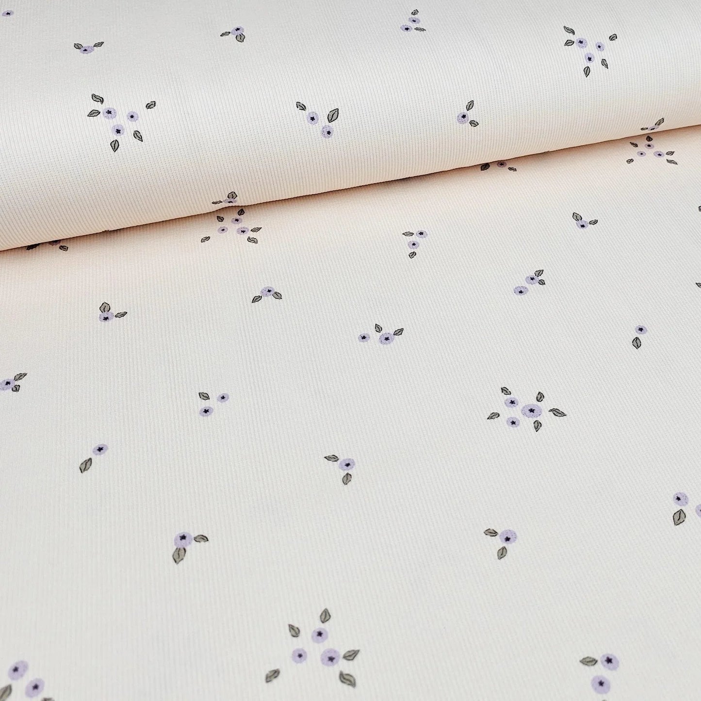 Rippjersey Blaubeeren Meterware - elli&else