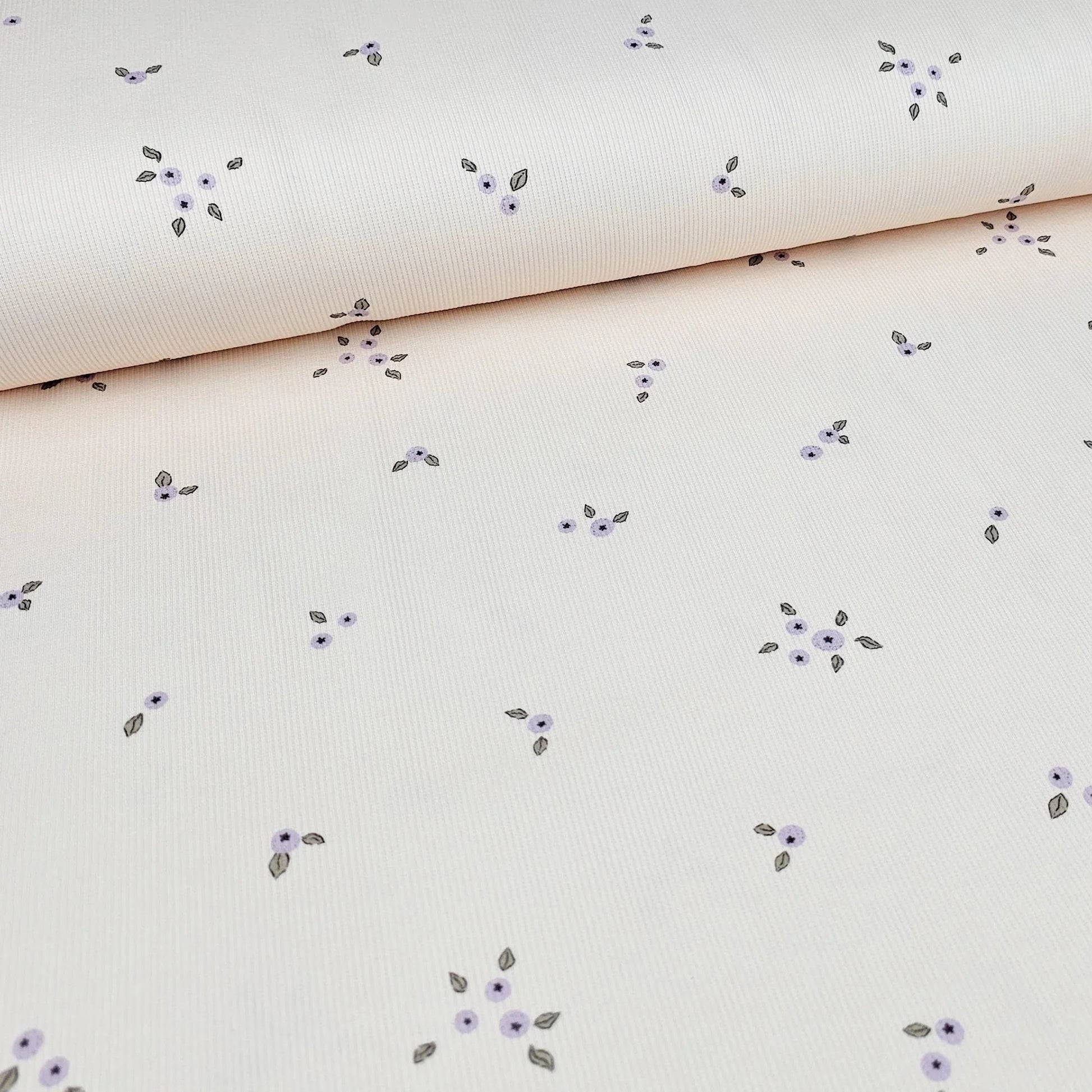 Rippjersey Blaubeeren Meterware - elli&else