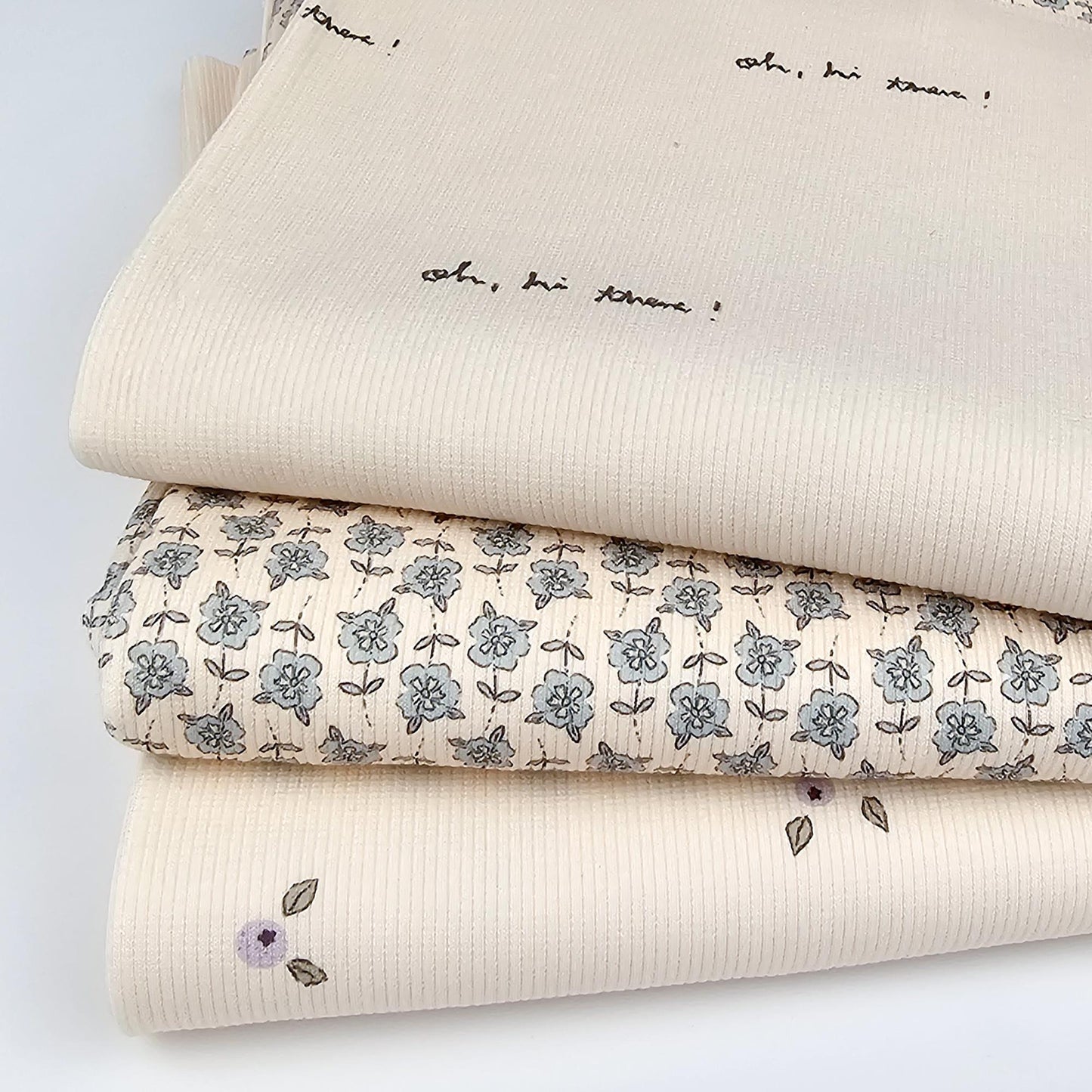 Rippjersey Blaubeeren Meterware - elli&else