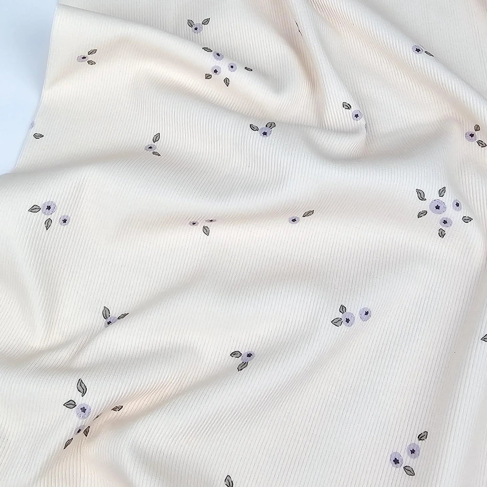 Rippjersey Blaubeeren Meterware - elli&else